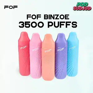 พอตใช้แล้วทิ้ง fof binzoe 3500 puffs