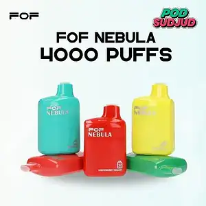 FOF Nebula 4000 Puffs พอตดีไซน์ล้ำสมัย พกพาสะดวก สูบได้ยาวนาน
