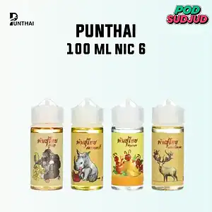 น้ำยาฟรีเบส punthai 100 ml nic 6