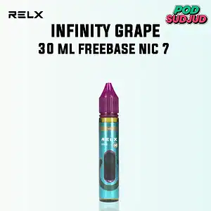 น้ำยาฟรีเบส relx infinity grape 30 ml freebase nic 7