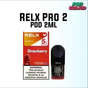 หัวพอต RELX กลิ่นสตรอว์เบอร์รีหวานหอม กลิ่นชัด