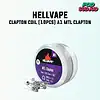 hellvape clapton coil (10pcs) a1 mtl clapton