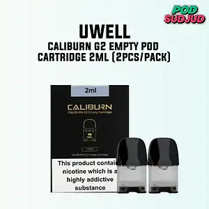uwell caliburn g2 empty pod cartridge 2ml (2pcs_pack)