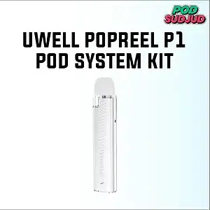 uwell popreel p1 pod system kit milk white