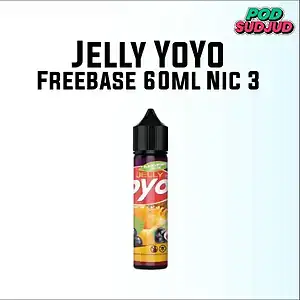 น้ำยาฟรีเบส jelly yoyo freebase 60ml nic 3 blackcurrant melon