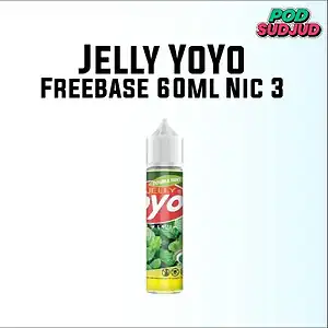 น้ำยาฟรีเบส jelly yoyo freebase 60ml nic 3 doublemint