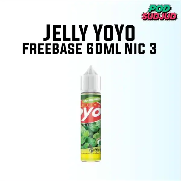 น้ำยาฟรีเบส jelly yoyo freebase 60ml nic 3 doublemint
