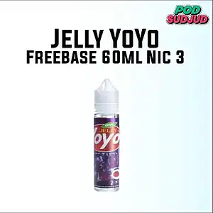 น้ำยาฟรีเบส jelly yoyo freebase 60ml nic 3 grape
