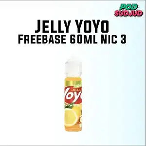 น้ำยาฟรีเบส jelly yoyo freebase 60ml nic 3 lemon