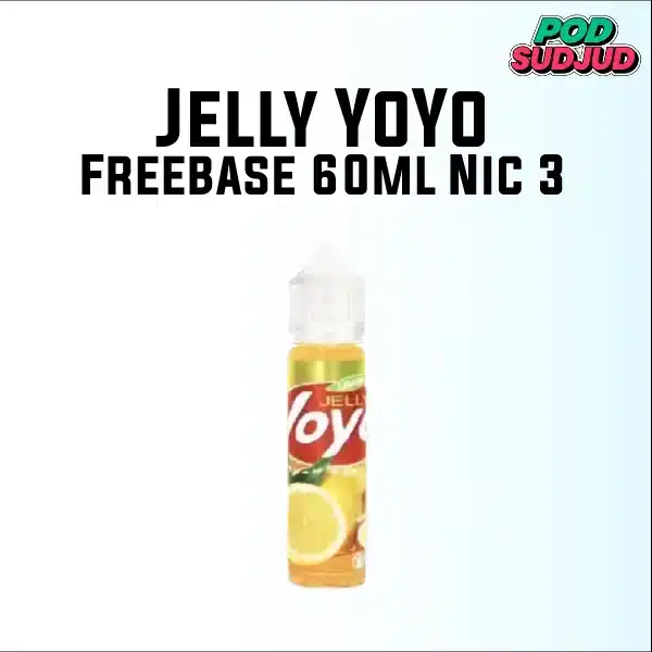 น้ำยาฟรีเบส jelly yoyo freebase 60ml nic 3 lemon