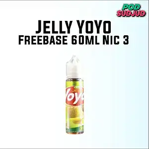 น้ำยาฟรีเบส jelly yoyo freebase 60ml nic 3 melon