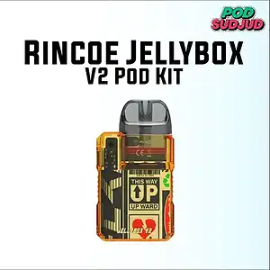 rincoe jellybox v2 pod kit amber clear