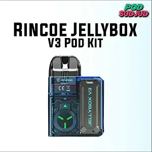 rincoe jellybox v3 pod kit blue clear