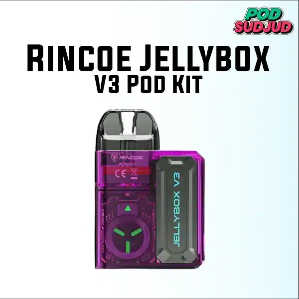 rincoe jellybox v3 pod kit purple clear