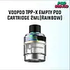 voopoo tpp x empty pod cartridge 2ml(rainbow) v1-01