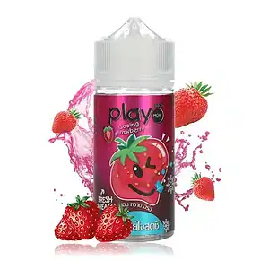 play cooling strawberry freebase 100ml