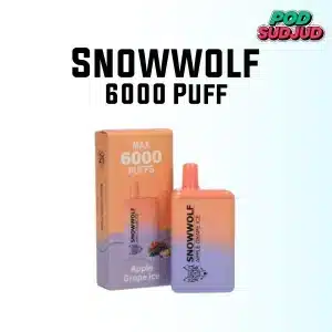 Snowwolf 6000 puffs apple grape ice