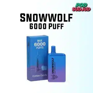 Snowwolf 6000 puffs cotton candy