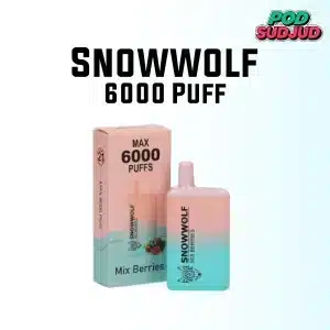 Snowwolf 6000 puffs mix berries