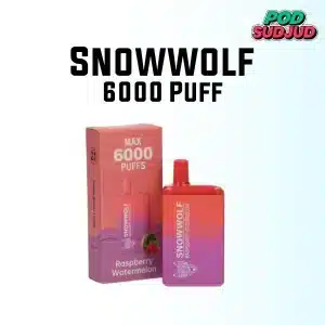 Snowwolf 6000 puffs raspberry watermelon