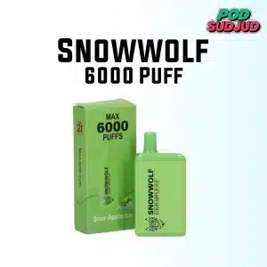 Snowwolf 6000 puffs sour apple ice