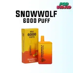 Snowwolf 6000 puffs strawberry banana