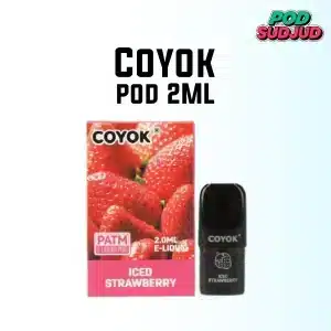 coyok pod iced strawberry