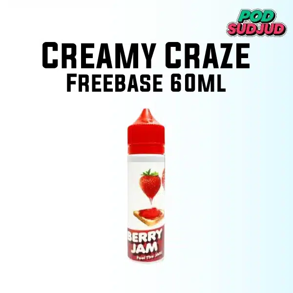 creamy craze freebase 60ml berry-jam