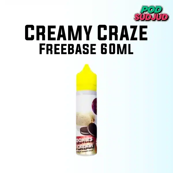 creamy craze freebase 60ml cookies-cream