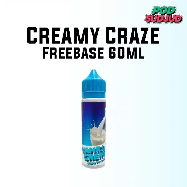 creamy craze freebase 60ml vanilla-cream