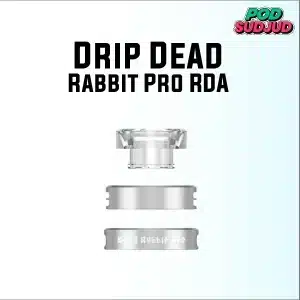 drip dead rabbit pro rda silver