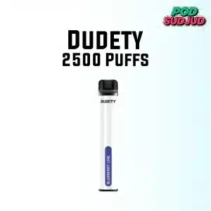 dudety 2500 puffs blueberry lime