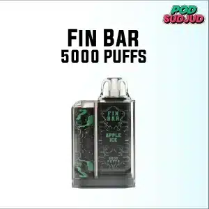 fin bar 5000 puffs apple ice