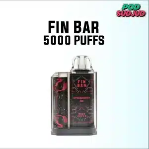 fin bar 5000 puffs strawberry ice
