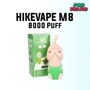 hikevape m8 8000 puffs mint ice