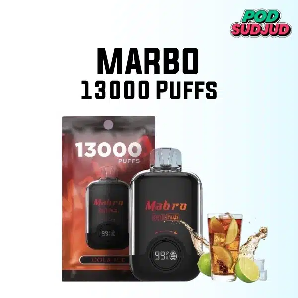 Marbo 13000 Puffs กลิ่นโคล่าซ่าเย็นสดชื่น หอมหวานกลมกล่อม