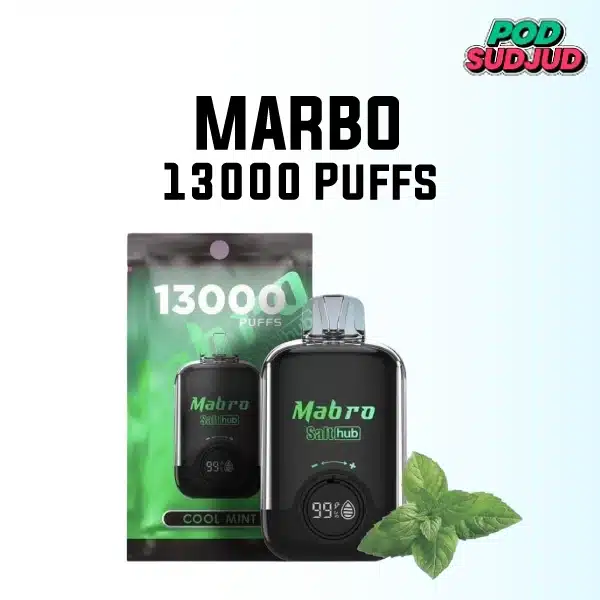 Marbo 13000 Puffs กลิ่นมิ้นท์หอมเย็น จัดเต็มความสดชื่นผ่อนคลาย