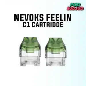 nevoks feelin c1 cartridge 2pcs pack matcha clear