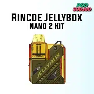 rincoe jellybox nano 2 pod kit amber clear