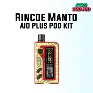 rincoe manto aio plus pod kit bean red