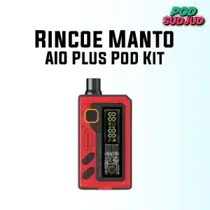rincoe manto aio plus pod kit black red