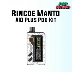 rincoe manto aio plus pod kit black white