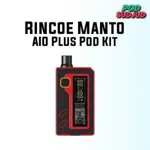 rincoe manto aio plus pod kit red black
