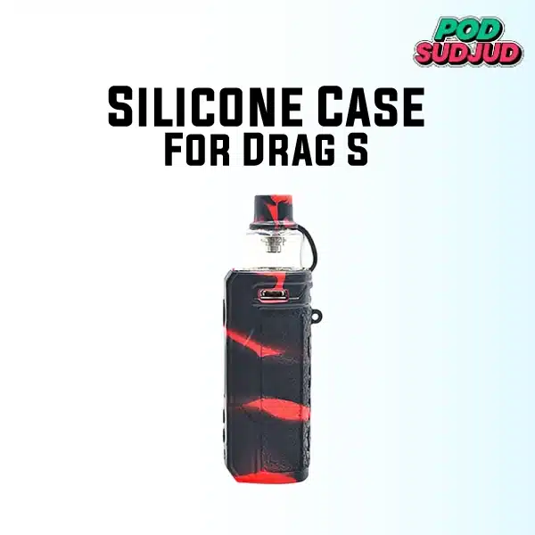 silicone case for drag s black red