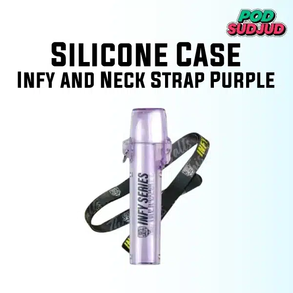 Silicone Case Infy and Neck Strap - Purple