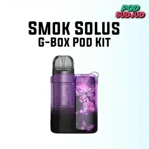 smok solus g box pod kit transparent purple