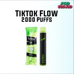 tiktok flow 2000 puffs green apple