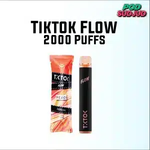 tiktok flow 2000 puffs peach