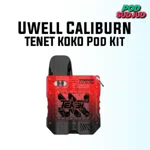 uwell caliburn tenet koko pod kit red & black