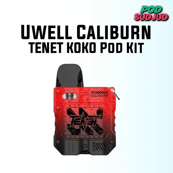 uwell caliburn tenet koko pod kit red & black
